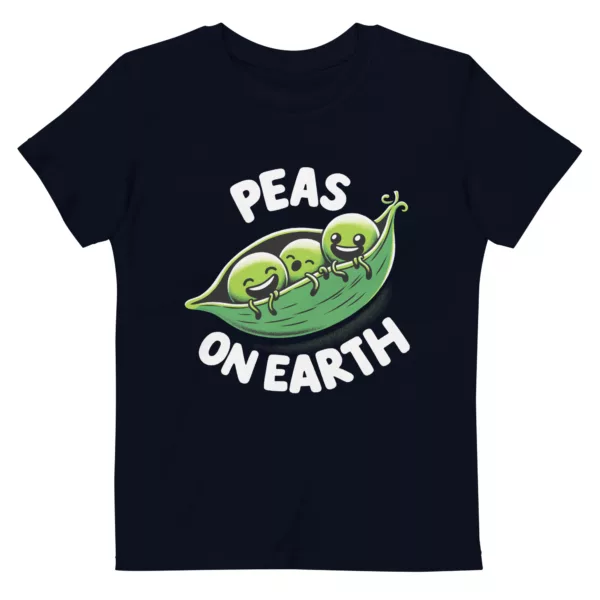 kinder t-shirt: Peas on Earth (Bio Kids)