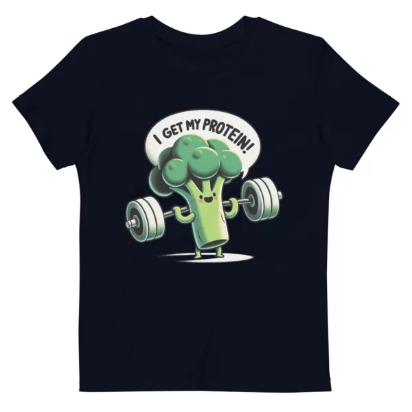 t-shirt: I Get My Protein (Bio Kids)