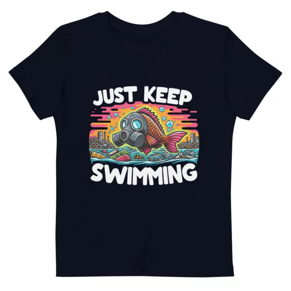 t-shirt: Just Keep Swimming (Bio Kids)