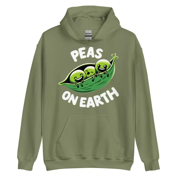 t-shirt: Peas on Earth Hoodie