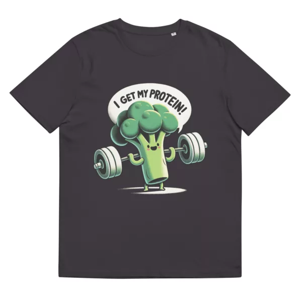 t-shirt: I Get My Protein (Bio)