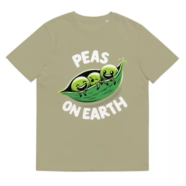 t-shirt: Peas on Earth (Bio)