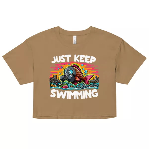 crop-top: Just Keep Swimming Crop-Top