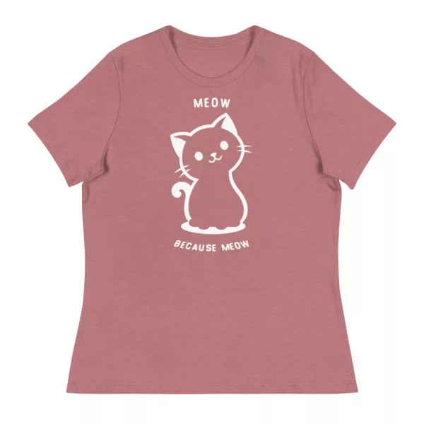 t-shirt: Meow