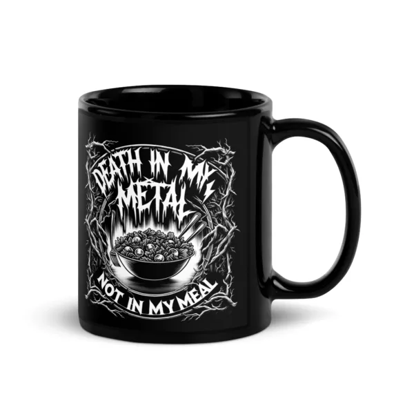 t-shirt: Death in my Metal Tasse