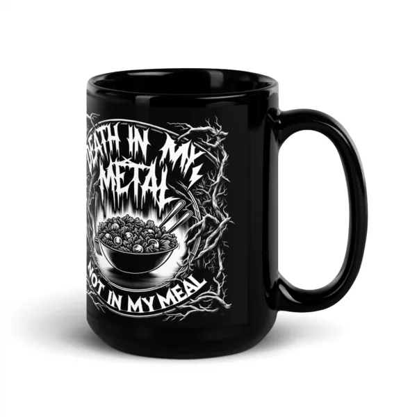 t-shirt: Death in my Metal Tasse