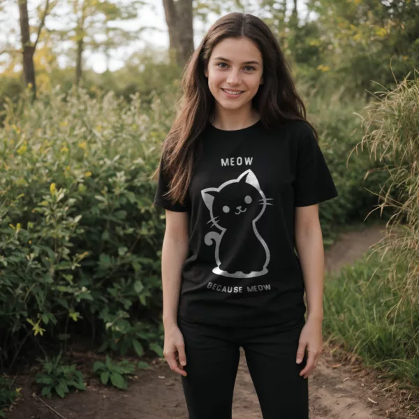 t-shirt: Meow (Bio)