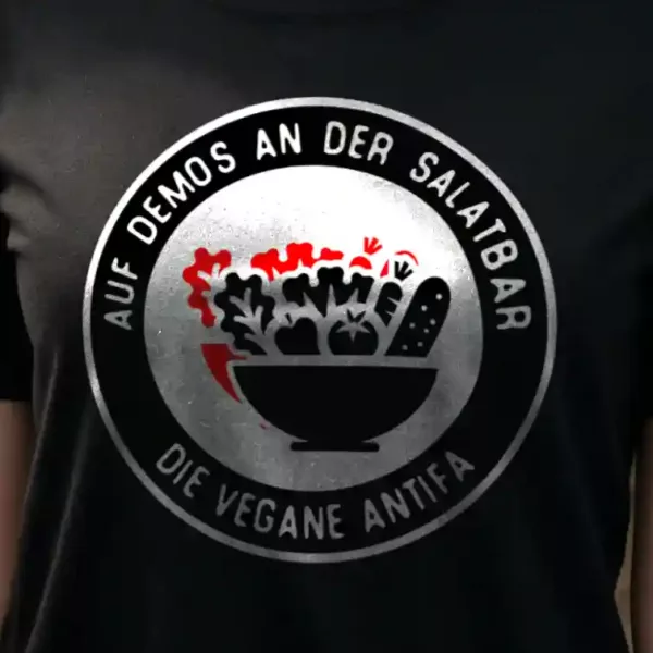 t-shirt: Vegane Antifa