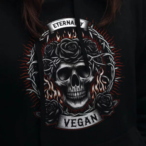 hoodie: Eternally Vegan Hoodie