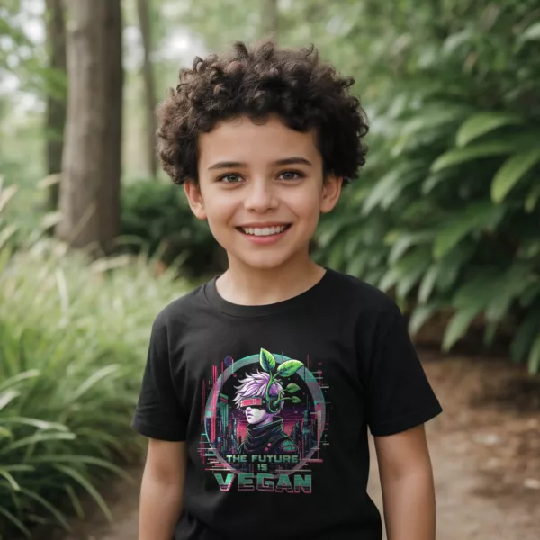 t-shirt: The Future is Vegan (Bio Kids)