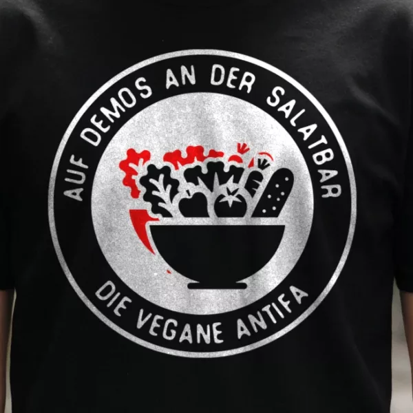 t-shirt: Vegane Antifa