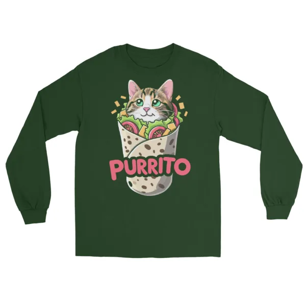 t-shirt: Purrito Longsleeve