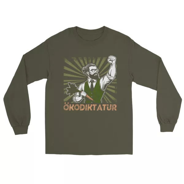 t-shirt: Ökodiktatur Longsleeve