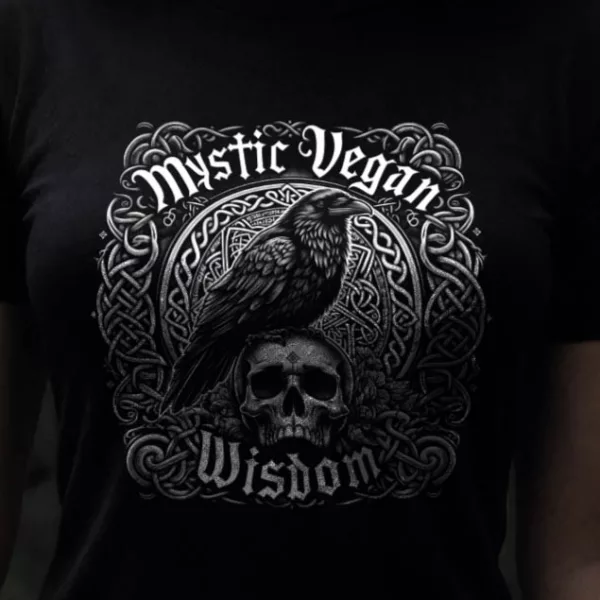 t-shirt: Mystic Vegan Wisdom