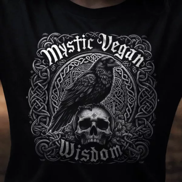 t-shirt: Mystic Vegan Wisdom (Bio Kids)