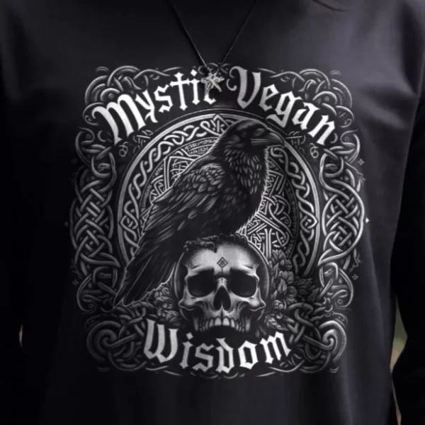 t-shirt: Mystic Vegan Wisdom Longsleeve