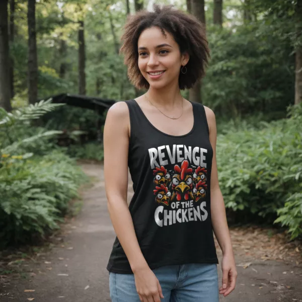 t-shirt: Revenge of the Chickens Tank-Top