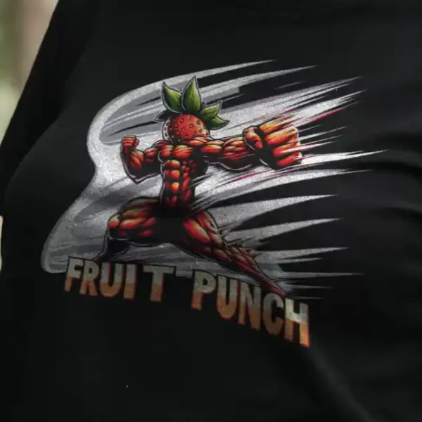 t-shirt: Fruit Punch Crop-Top