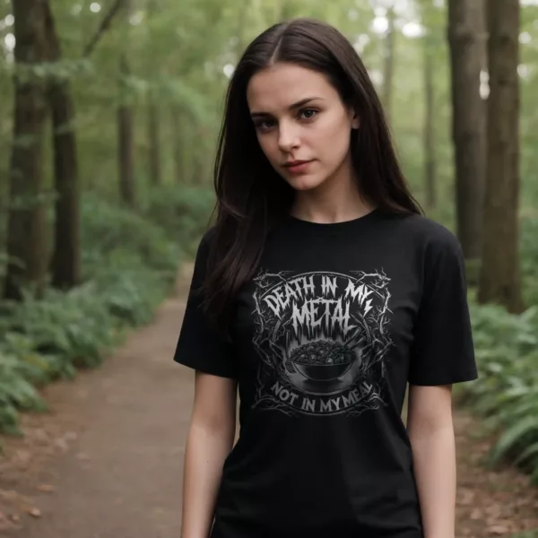 t-shirt: Death in my Metal