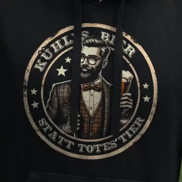 t-shirt: Kühles Bier statt totes Tier Hoodie