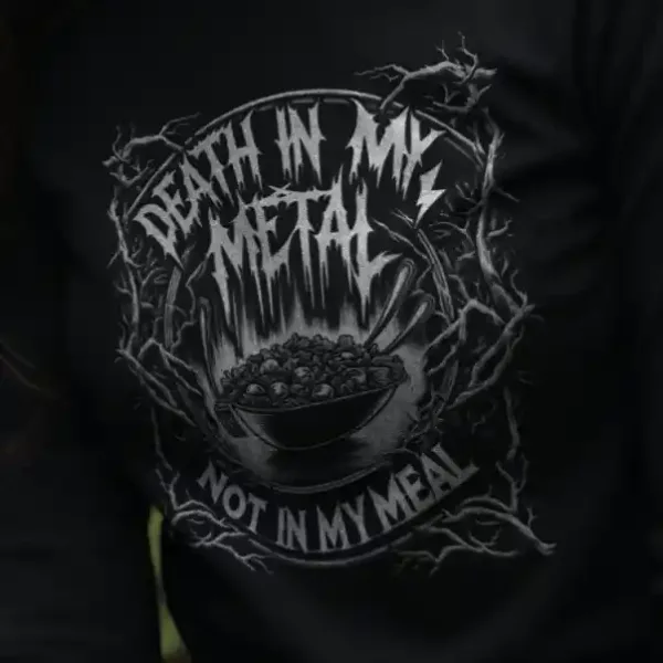 t-shirt: Death in my Metal Longsleeve