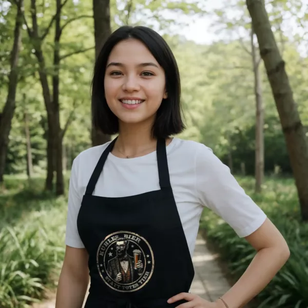 t-shirt: Kühles Bier statt totes Tier Grillschürze (Bio)