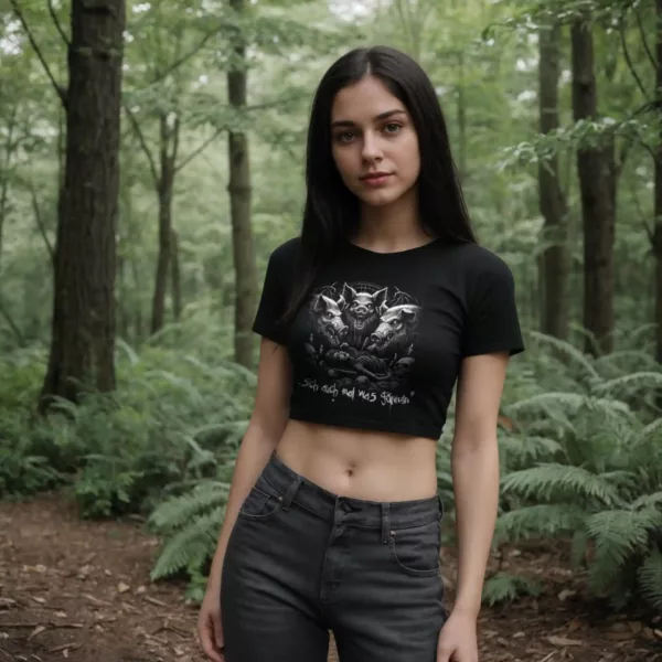 hoodie: Sich auch mal was gönnen Crop-Top