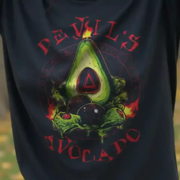 crop-top: Devil’s Avocado Longsleeve