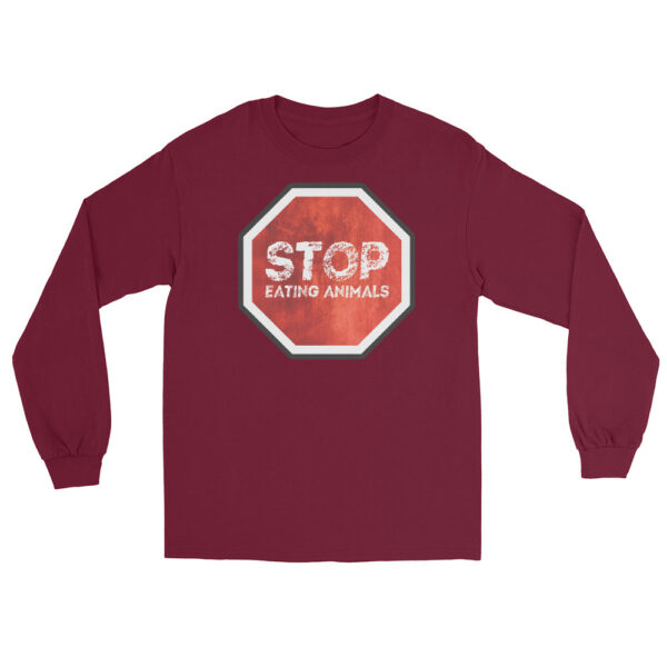 crop-top: Stop Eating Animals Longsleeve