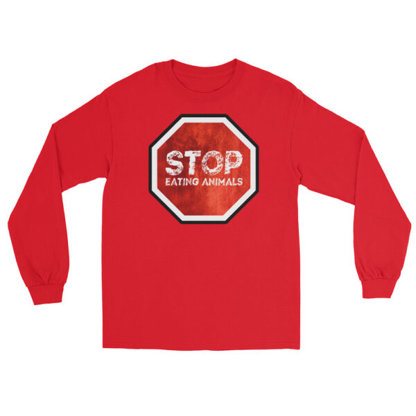 crop-top: Stop Eating Animals Longsleeve