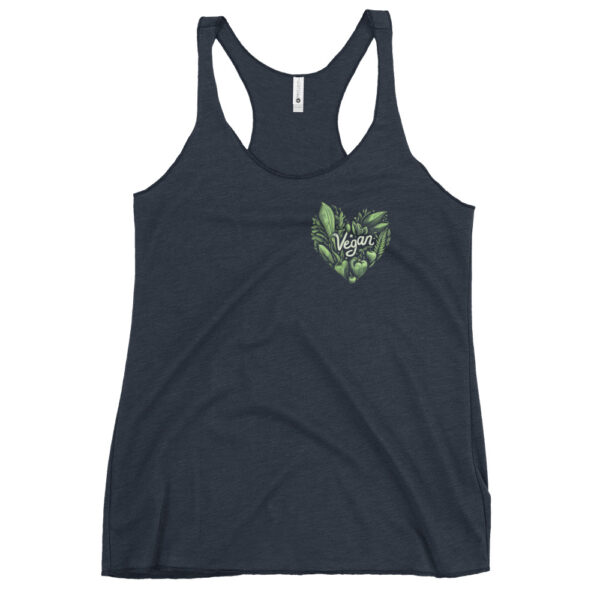 crop-top: Vegan Heart Tank-Top