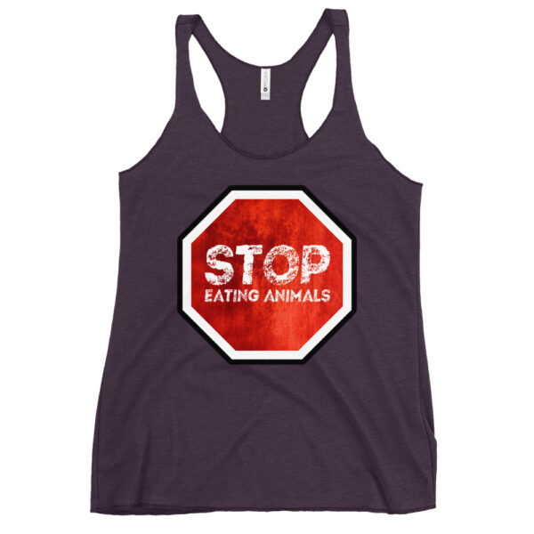 crop-top: Stop Eating Animals Tank-Top