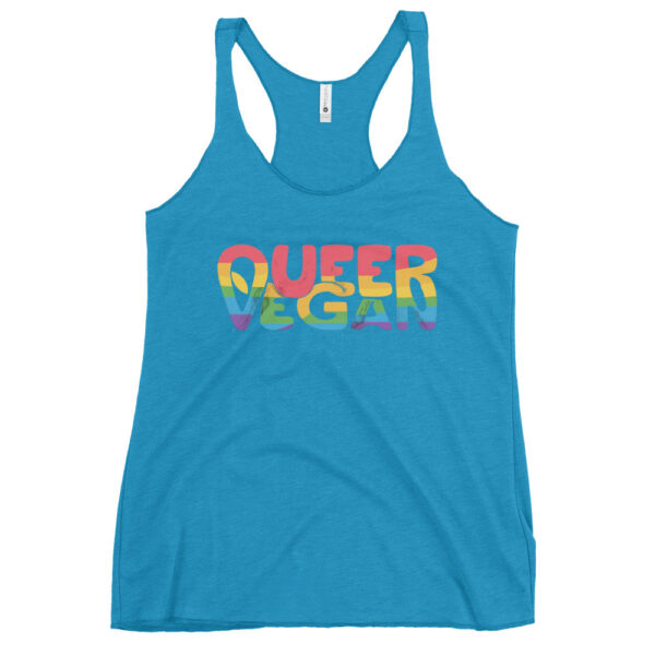 t-shirt: Queer Vegan 2.0 Tank-Top