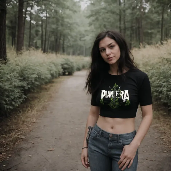 t-shirt: Plantera Crop-Top