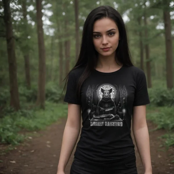 t-shirt: Humanely Slaughtered (Bio)