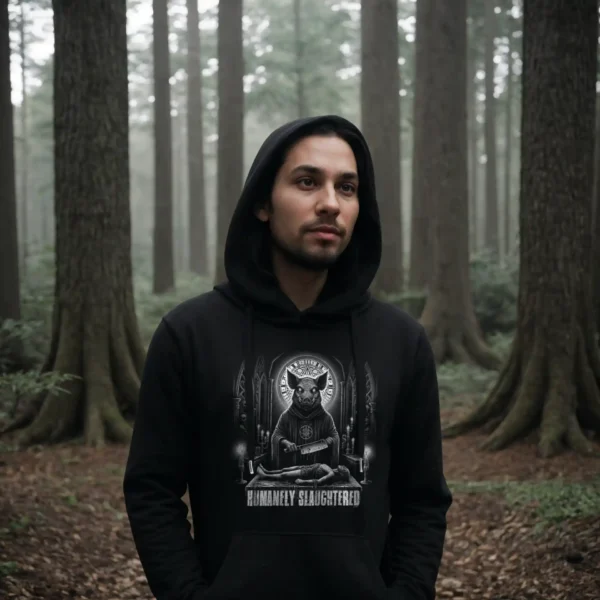 t-shirt: Humanely Slaughtered Hoodie