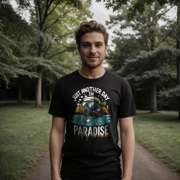 t-shirt: Another Day in Paradise (Bio)