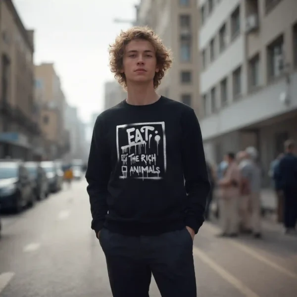 Eat Longsleeve – Bild 2