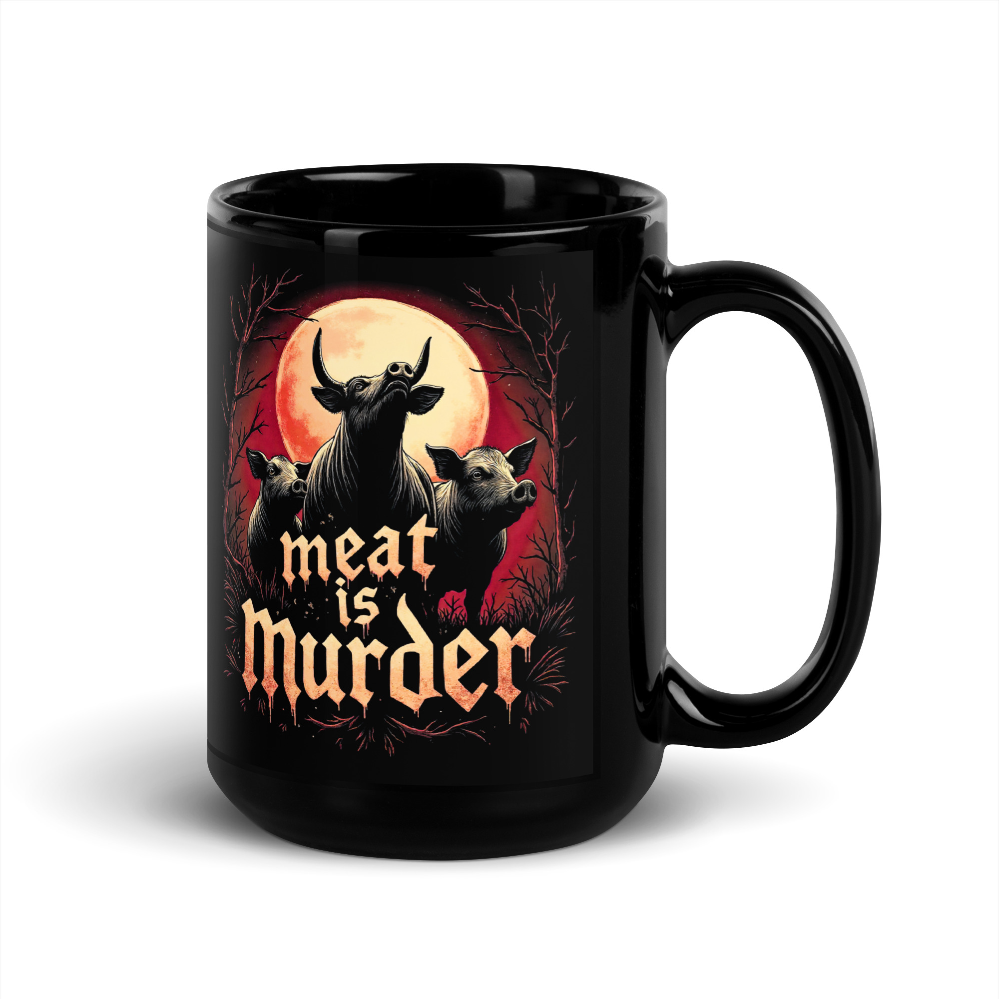 Meat is Murder Tasse 12 Meat is Murder Tasse – Bild 5