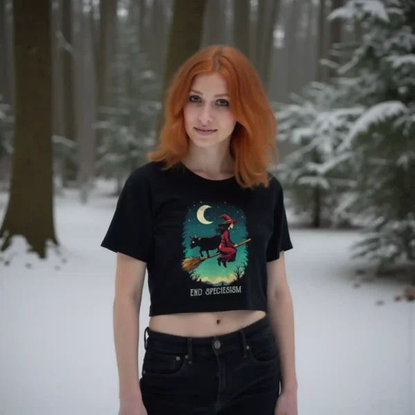 Magically End Speciesism Crop-Top – Bild 2