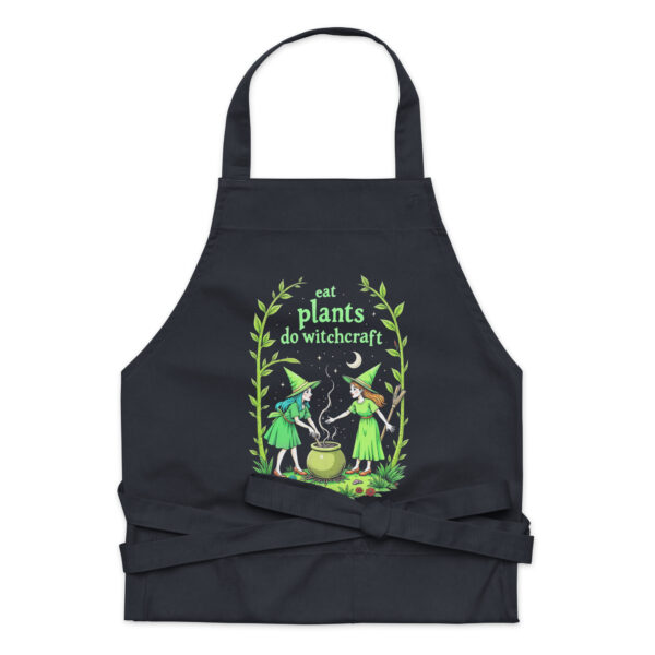 Eat Plants Do Witchcraft Grillschürze (Bio) – Bild 3