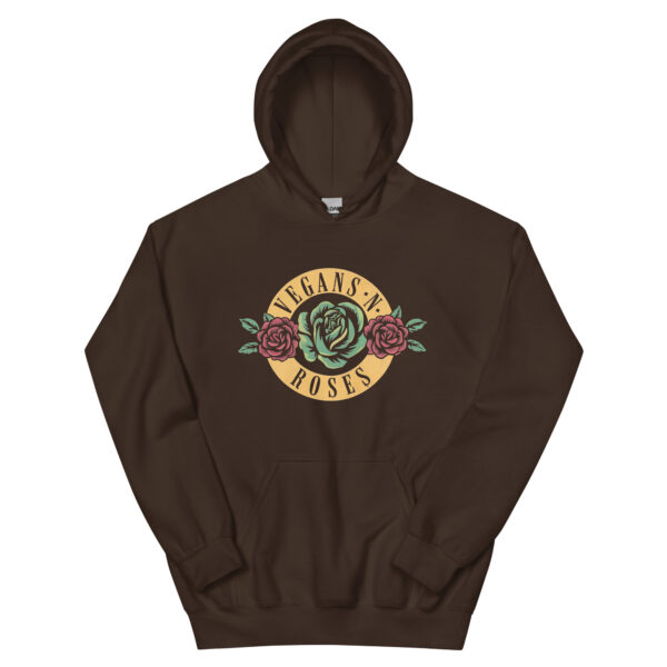 Vegans n Roses Hoodie – Bild 3