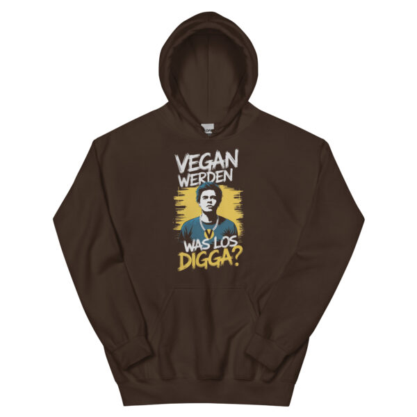 Vegan werden was los Digga Hoodie – Bild 5