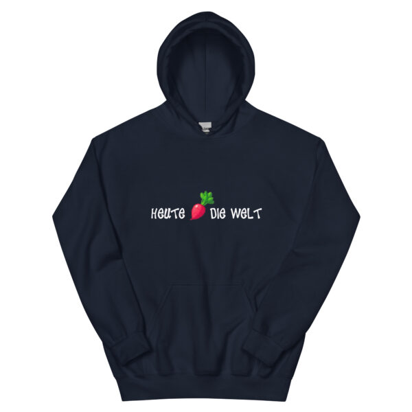 Heute Rettich die Welt Hoodie – Bild 3
