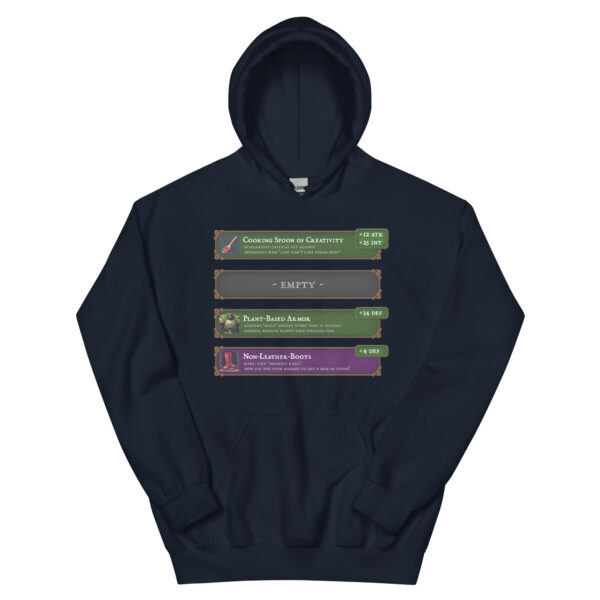 Vegan Fantasy Equipment Hoodie – Bild 3
