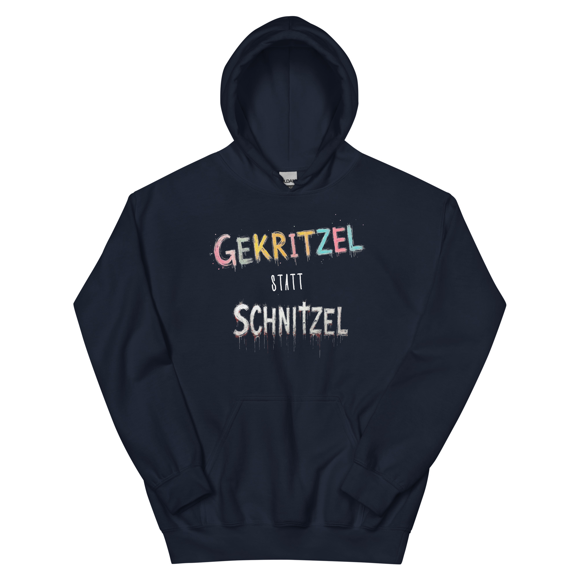 Gekritzel statt Schnitzel Hoodie 7 Gekritzel statt Schnitzel Hoodie – Bild 3