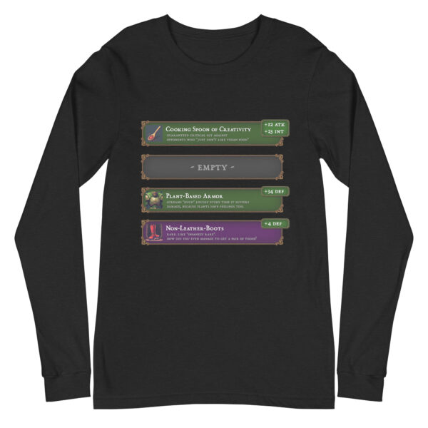 Vegan Fantasy Equipment Longsleeve – Bild 3