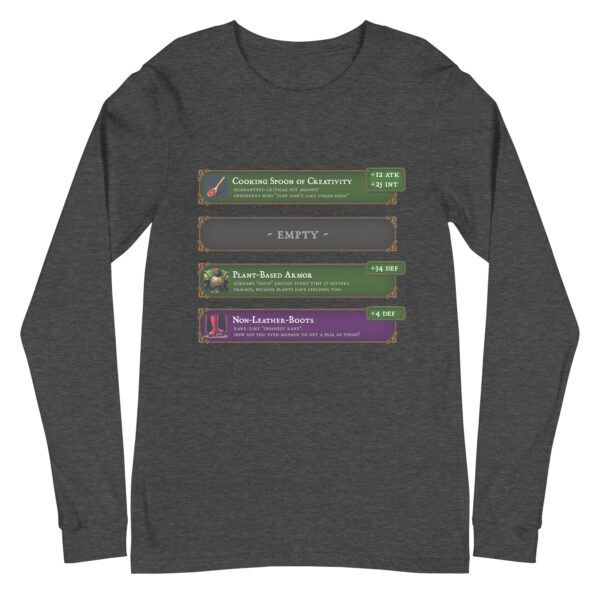 Vegan Fantasy Equipment Longsleeve – Bild 6