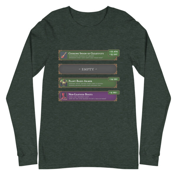 Vegan Fantasy Equipment Longsleeve – Bild 5