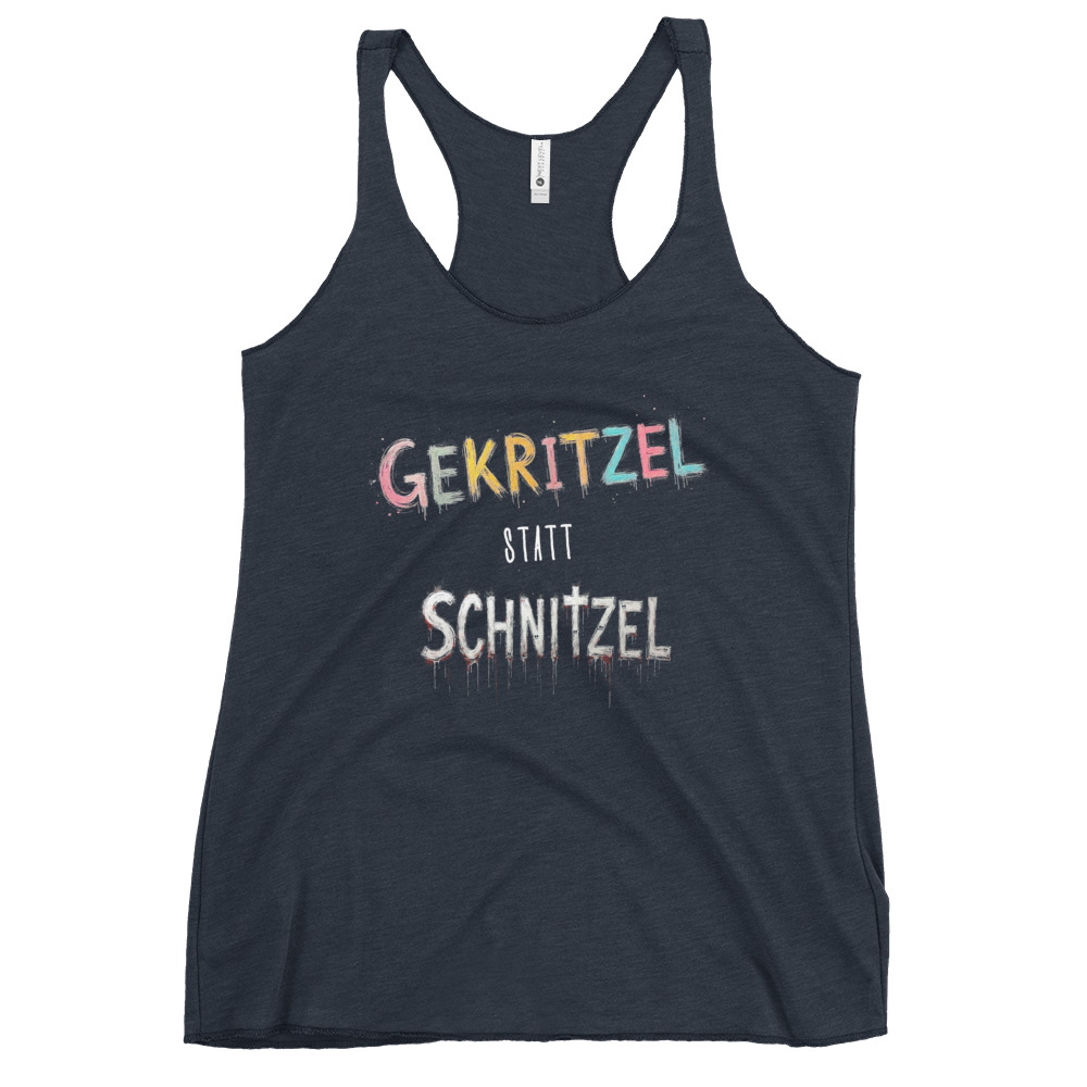Gekritzel statt Schnitzel Tank-Top 33 Gekritzel statt Schnitzel Tank-Top – Bild 3